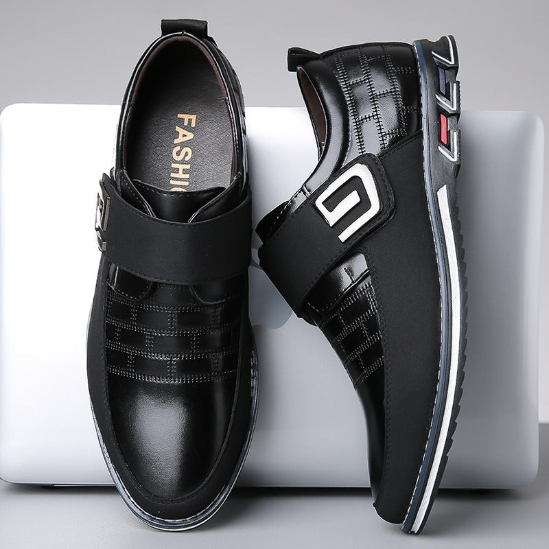 Sleek Street Leather Casuals