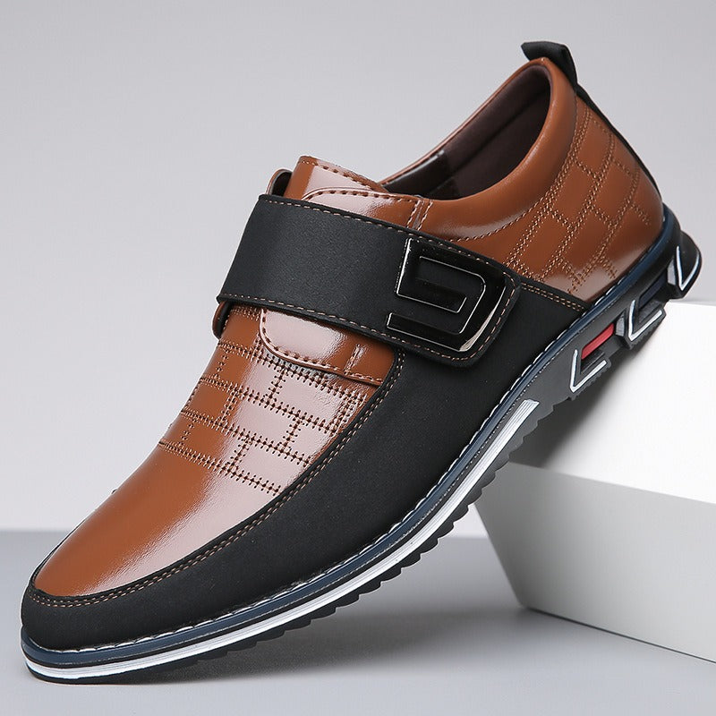 Sleek Street Leather Casuals