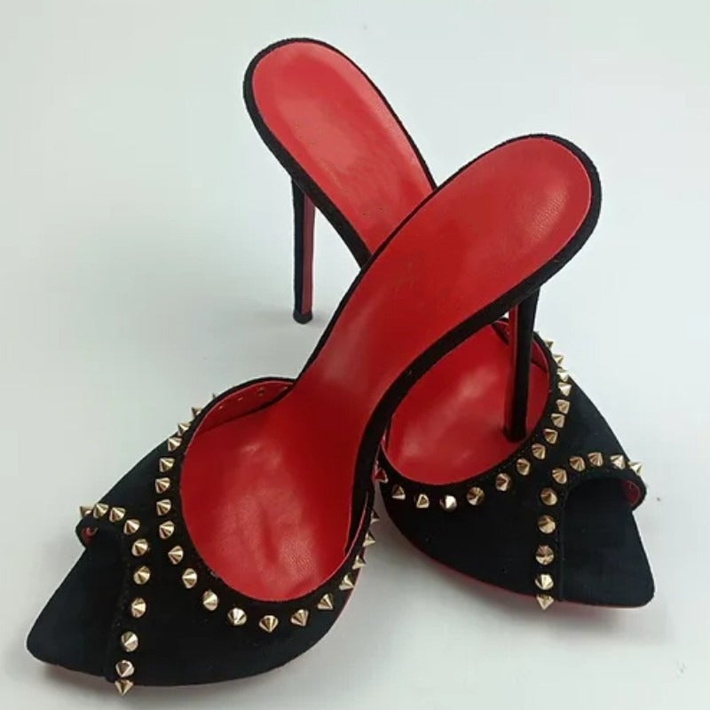 Women's Roman Fashion Rivet Stilettos
