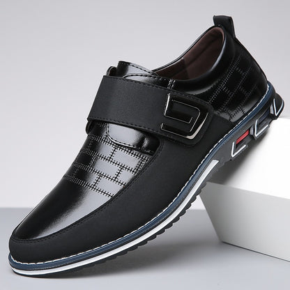 Sleek Street Leather Casuals